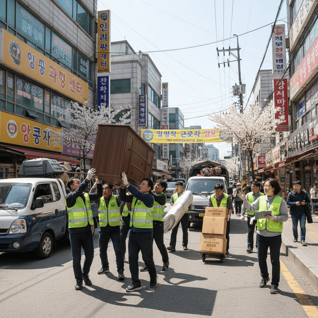 창원 파출인력 일용직 행사 지원 인력 파견
